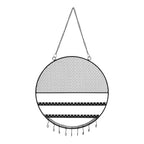 Wall Earring Hanger  Metal Grid Wall Shelf Earring Organizer Jewelry Holder Ear Stud Display Rack for Bracelet Necklace Ring