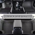 Car Floor Mats For Ford S-Max MK1 2006~2014 7seat Anti-dirt Pads Full Set Waterproof Floor Mat Non-slip Carpets Car Accessories