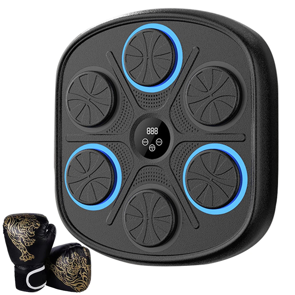 Smart Music Boxing Machine Boxing Training Punching Equipment BT Link Boxing Target Workout Machine Pad for Kids Adults Exercise
