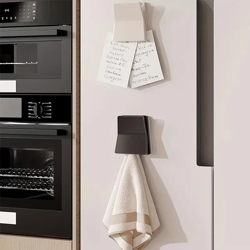 Kitchen Clips 4pcs Sealing Bathroom Toothpaste Holder No-drill Wall-mounted Dishwashing Glove Storage Home Organization