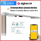 Aqara Smart Zigbee 3.0 Curtain Drive Motor C3 With1.3m-6m Silent Electric Curtain Rail Track Homekit Automatic Control System