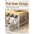 Microwave Shelf Organizer Modern Kitchen Countertop Space Saving Appliance Storage Rack Stylish Home Design