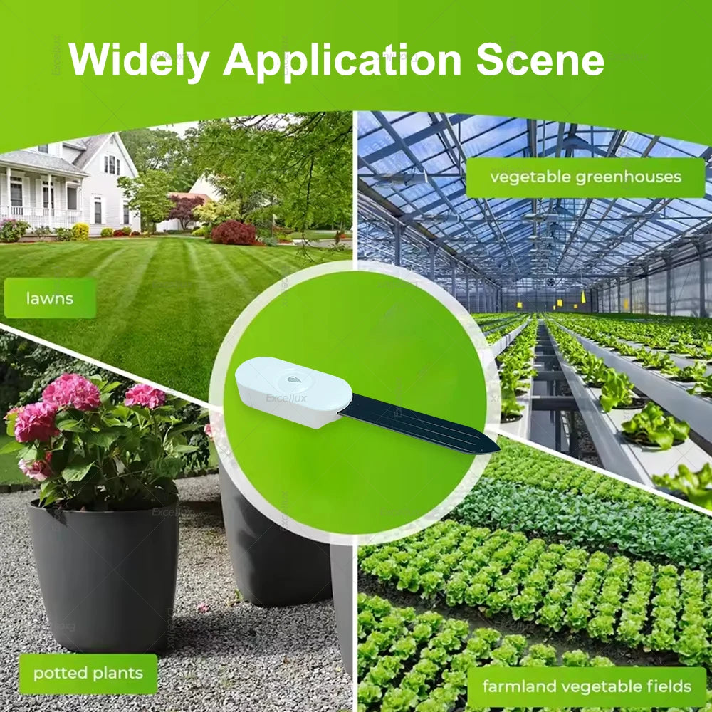 Zigbee 3.0 Soil Moisture Tester Temperature Humidity Sensor Home Automation Plant Flower Irrigation Detector Support Zigbee2mqtt