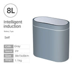 7L Trash Can Smart Sensor Automatic Household Electronic Kitchen Trash Bin Toilet Waterproof Narrow Seam Sensor Bin Trash Can