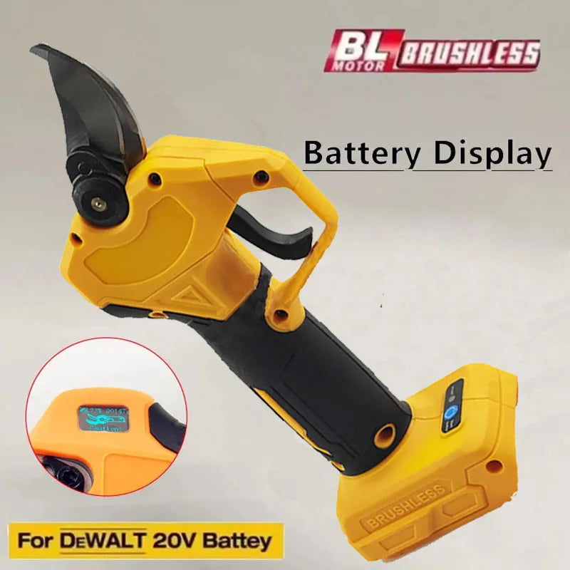 Fit for Dewalt 20V 18V Battery Electric Scissor Cordless Pruner Shears Branches Cutter Pruning Garden Power Tools