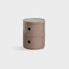Round bedside table nordic plastic Bedside cabinet for bedroom small side end table nightstand Storage locker