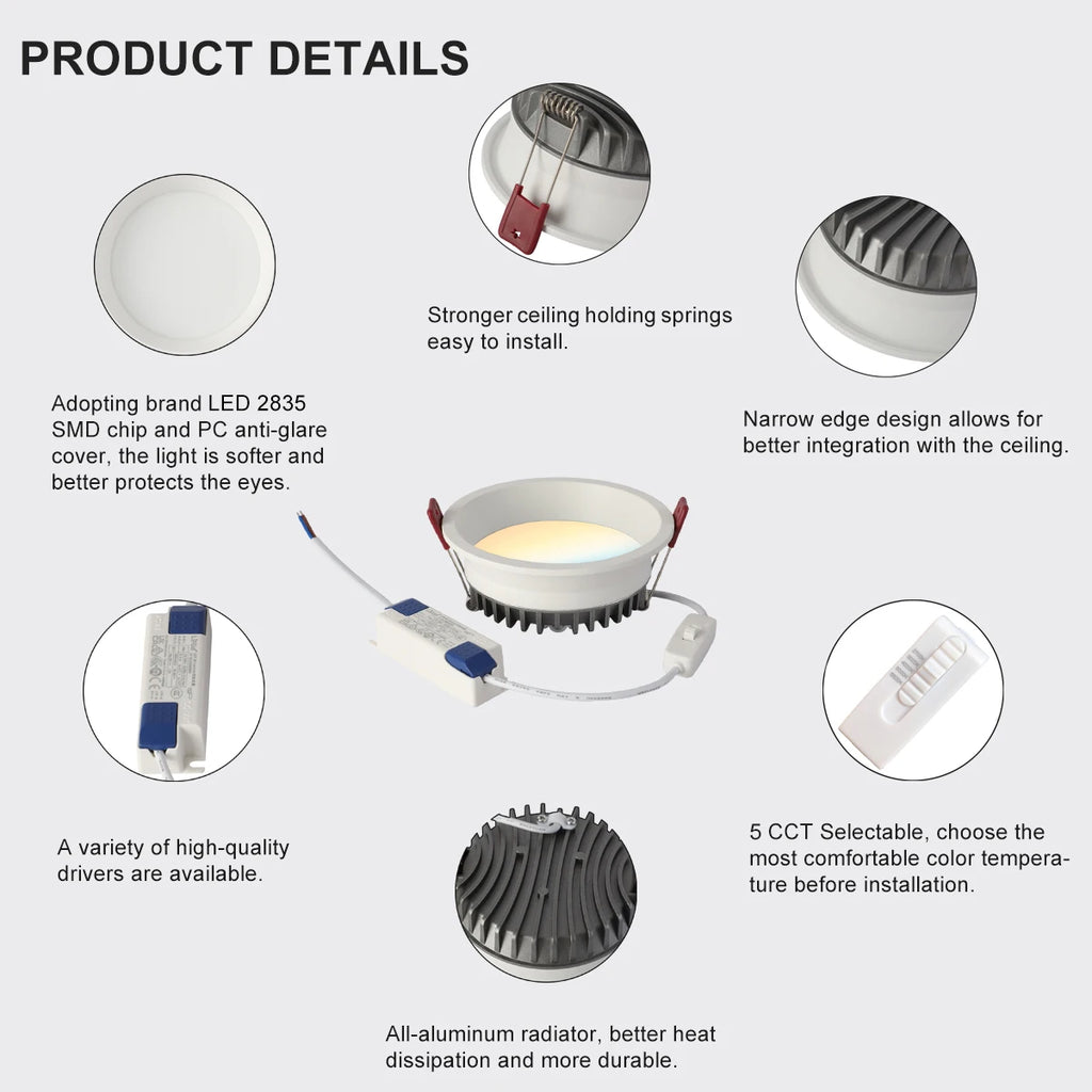 Smart Recessed LED Downlight