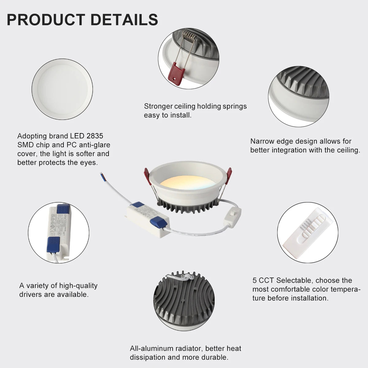 Smart Recessed LED Downlight
