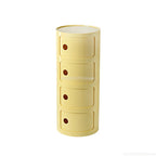 Nightstands Modular Bedside Table Round Large-capacity Storage Bedside Small Cabinet Bedroom Simple Storage Narrow Side Cabinet