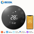 Beok Tuya Smart Thermostat Wifi Eletric Underfloor/ Water Gas Boiler Heating Room Temperature Controller Works with Alice Alexa