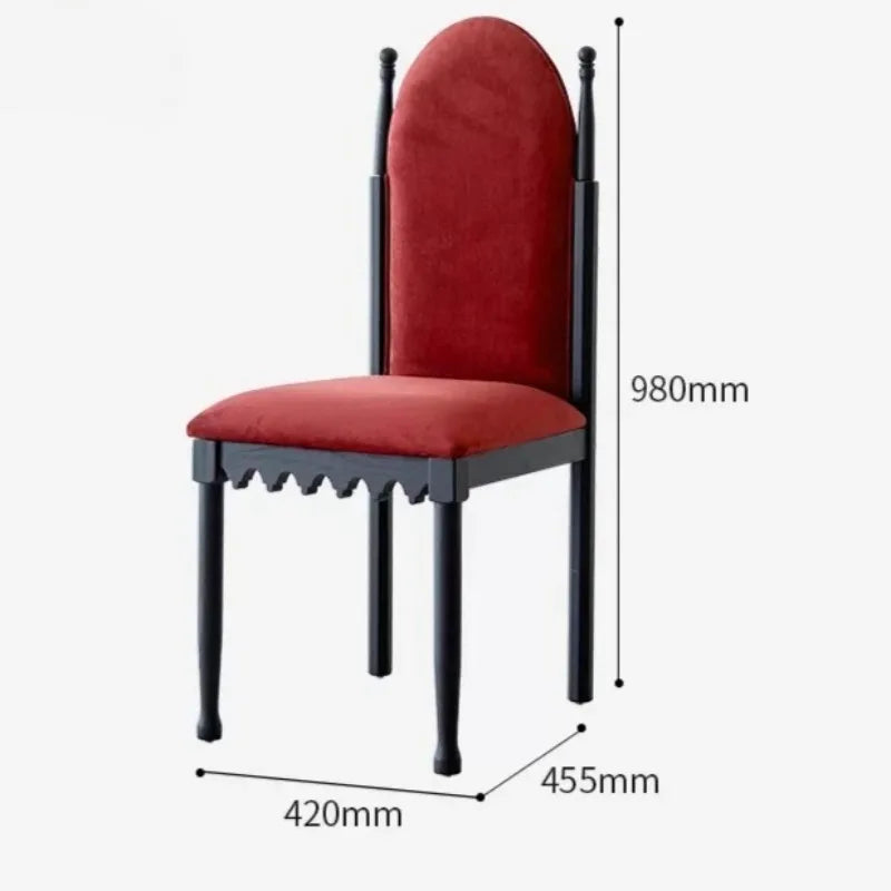 Waiting Room Adult Kitchen Dining Chairs Accent Single Luxury Relaxing Dining Chair Lounge Minimalist Elegant Home Furniture