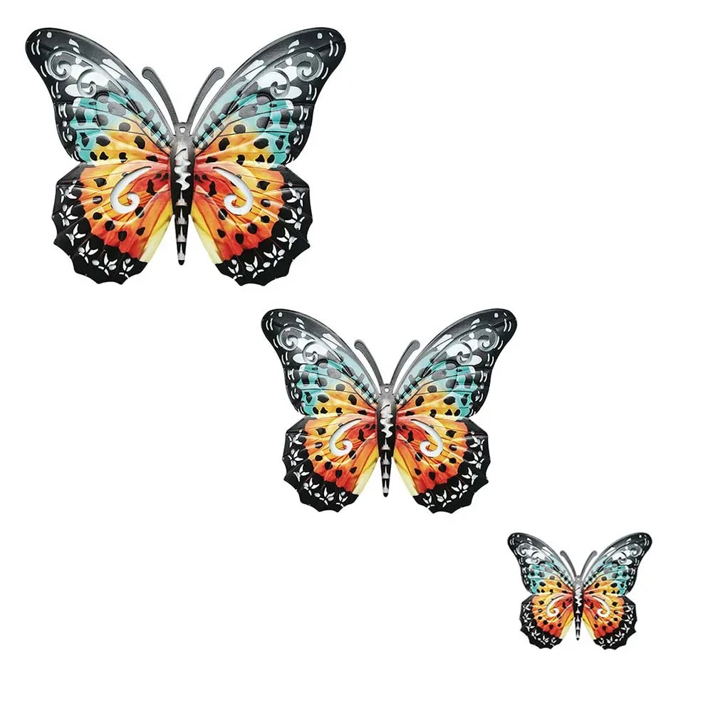 Metal Butterfly Outdoor Large Wall Home Decor Beauty Butterfly On The Wall Fence Shed Wall Garden Decor For Office Garden Patio
