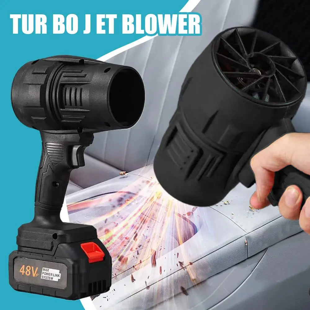 High power violent turbofan rechargeable dry car wireless dust blower portable outdoor leaf dust collector mini turbofan