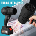 High power violent turbofan rechargeable dry car wireless dust blower portable outdoor leaf dust collector mini turbofan