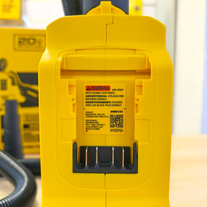 DEWALT DWH161B Universal Dust Extractor 20V Brushless Cordless 5MBAR Forced Inhalation Compact Lightweight Power Tools