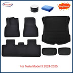 For Tesla Model Y 2017-2024 and Model 3 2021-2025 Highland All Weather Floor Mats Trunk Liners Full Protection Car Accessories