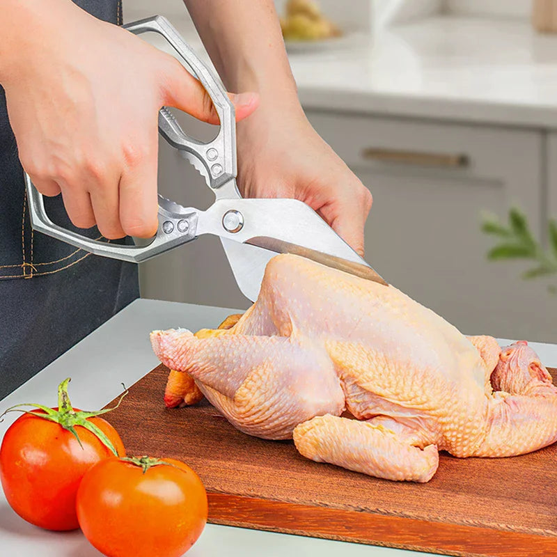 Kitchen Scissors Heavy Duty Stainless Steel Multifunctional Bone Cutting Sharp Accessories