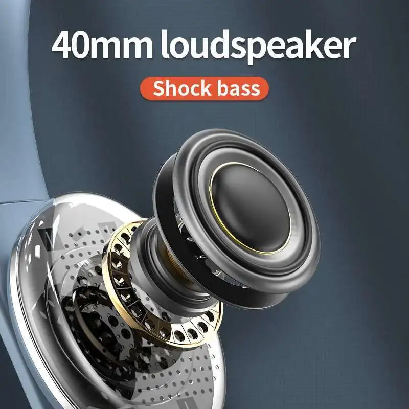 New Retro Bluetooth Wireless Over-Ear Headphones Foldable Lightweight Noise Reduction Vintage Fashion Headset For Students Gifts