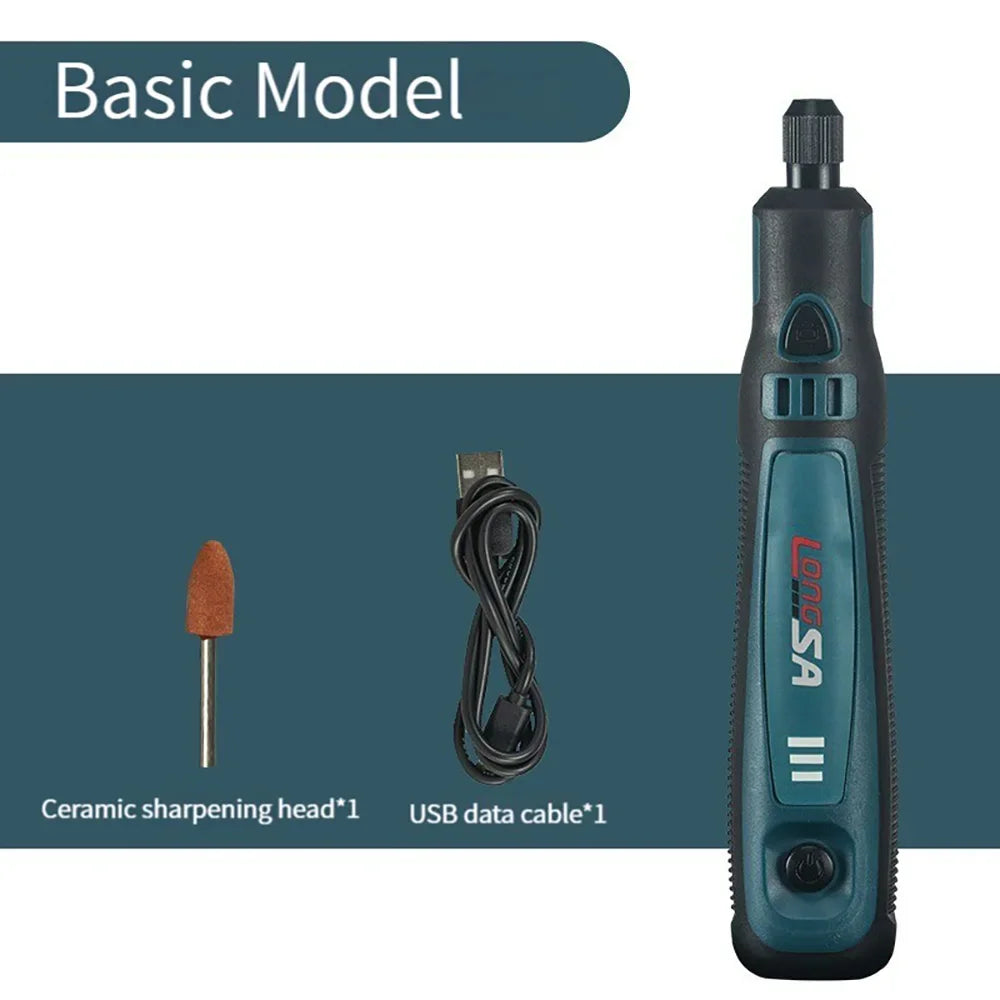 3.6V 5000-10000-15000r/min Electric Hand Drill Mini Engraver Drill Kit Tools Cordless Grinder Engraving Griding Drilling Machine