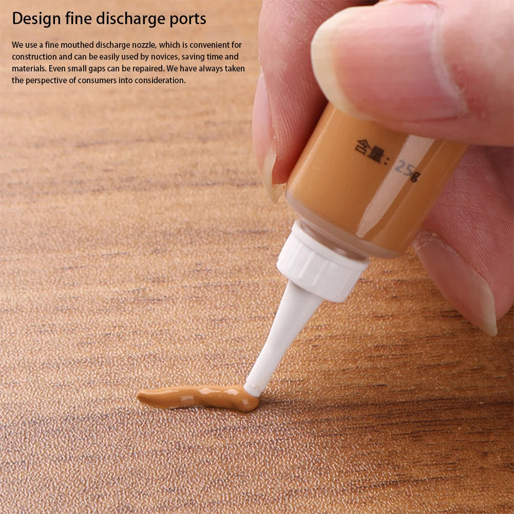 25g Wood Paint Repair Paste Scratches Cracks Restoring Cream For Wardrobes Desks Wooden Floors Wood Repair Wood Stain