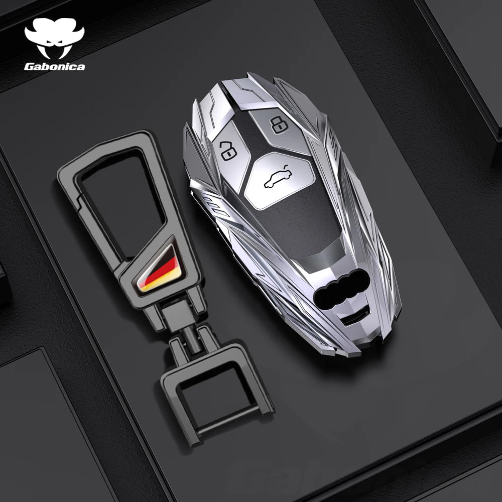 Alloy Car Key Case Cover Shell Fob For Audi A1 A3 Q2L Q3 S3 S5 S6 TT TTS Q7 Q5 A6 A4 A4L Q5L A5 A6L A7 A8 Q8 S4 S8 Accessories