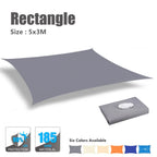 Waterproof Sun Shelter Sunshade Protection Shade Sail Awning Camping Shade Cloth Large For Outdoor Canopy Garden Patio 40%OFF