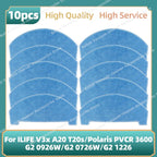Compatible For ILIFE V3x, A20, T20s / Polaris PVCR 3600 / G2 0926W / G2 0726W / G2 1226 Side Brush Hepa Filter Mop Cloth Parts