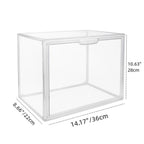 Clear Large Capacity Acrylic Storage Box Organizer for Figures, Toys, Makeup