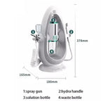Newest Peeling Beauty Device Hydra Dermabrasion Aqua Facial Cleaning Small Bubble Oxygen Injection Instrument Suction Blackhead