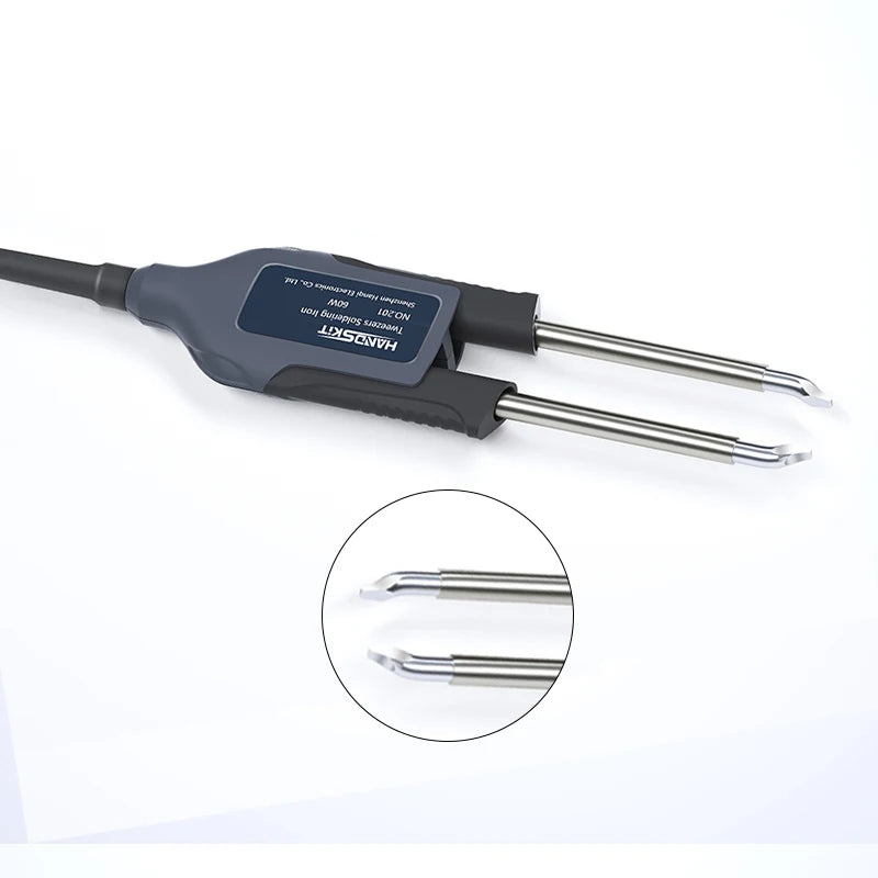 T12 Soldering Station Tweezers Handle For Handskit STM 32 Soldering Station Temp Adjust Portable Home Electronics Repair Tool