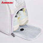 Kawasaki 2024 New Tennis Bag Wear-resistant Practical Zoning Storage S