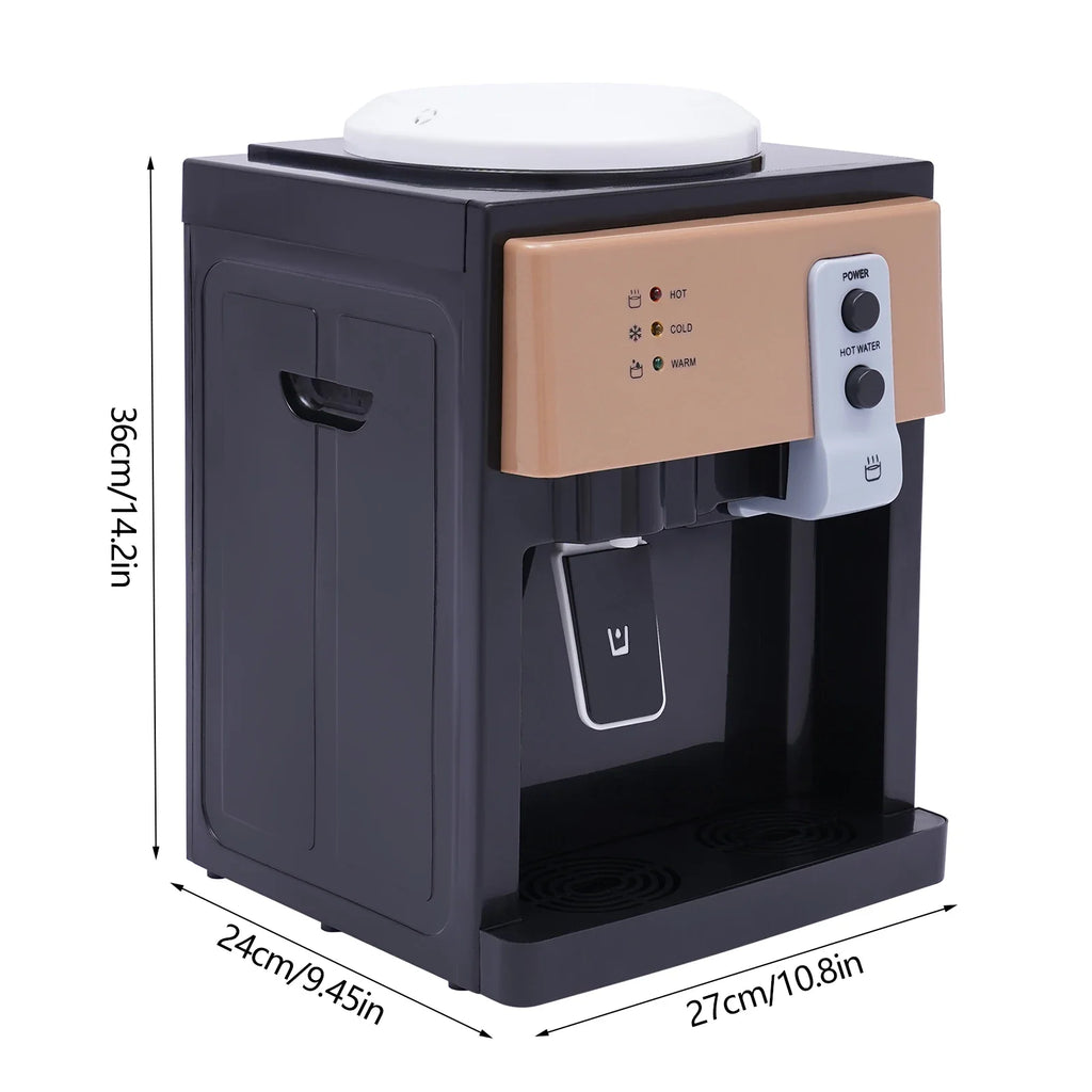 3-Temperature Control Water Dispenser with 1.2-5 Gallons Tank Stainless Steel Top Loading Fast Hot/Cold/Warm Water US/EU Plug