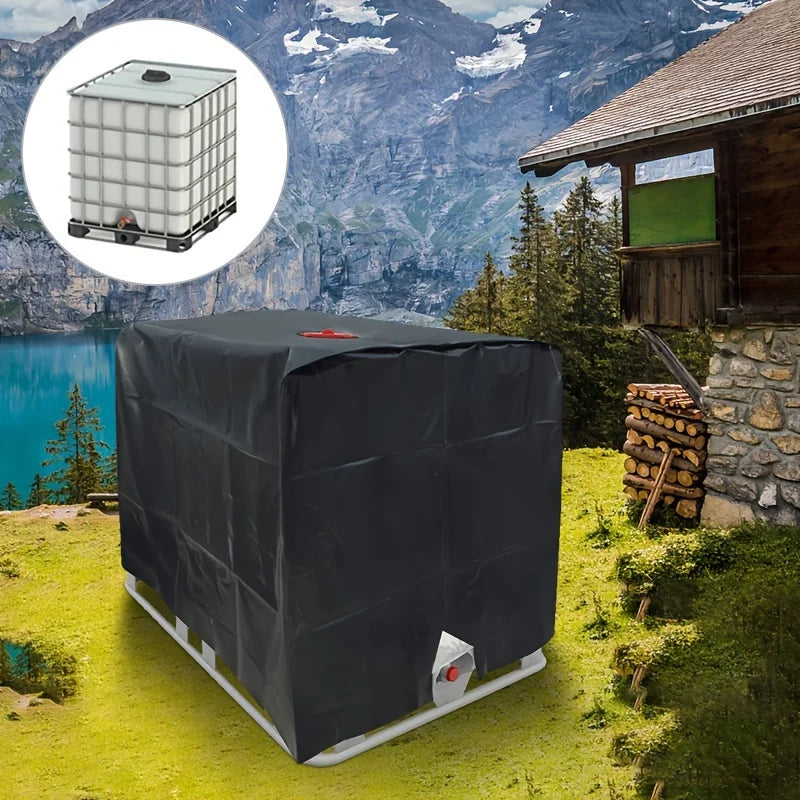 IBC Bucket Cover, Water Tank Protective Cover Outdoor Garden IBC Tons Rain Bucket Protective Cover