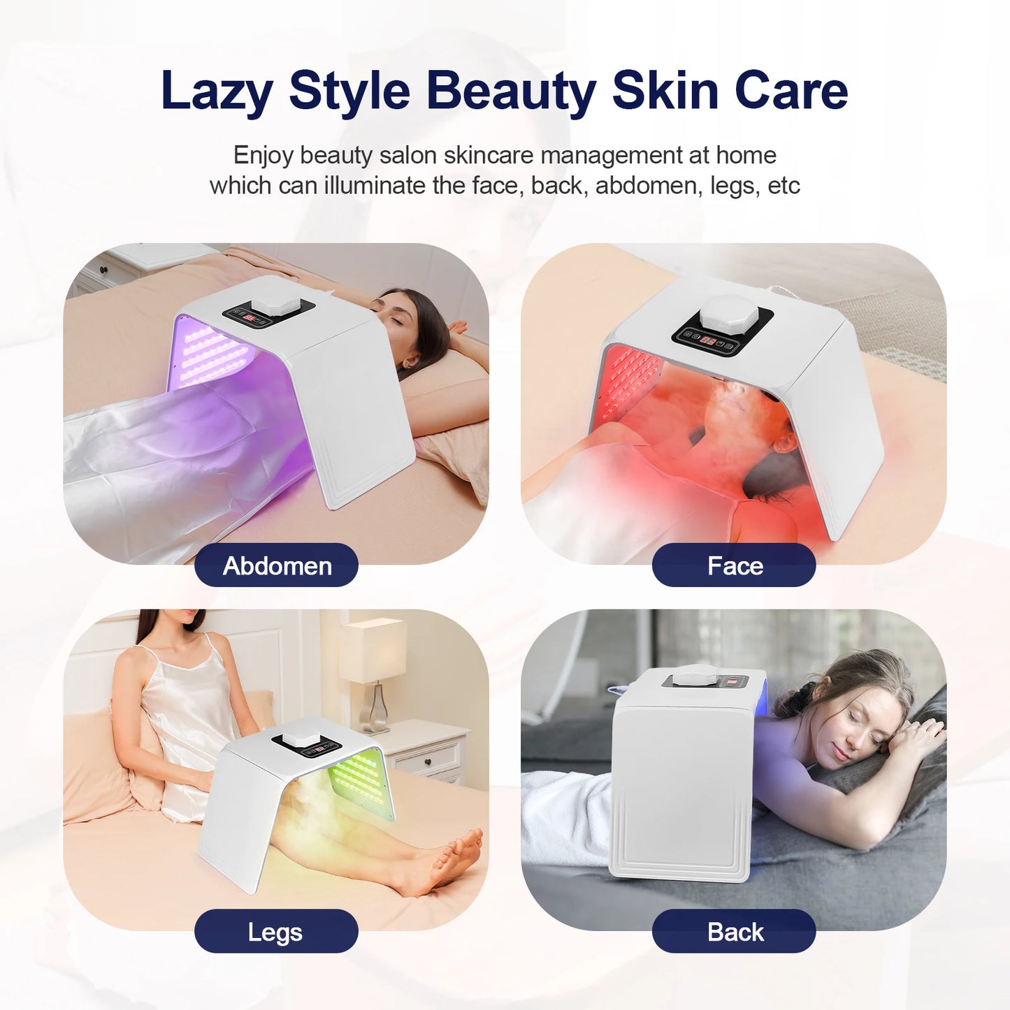 7-Color LED Photon Red Light Therapy & Nano Spray Facial Rejuvenation Device