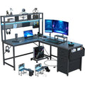 Large L-Shaped Gaming Desk