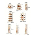 Shoes Organizer Shoe Racks Space-saving Wall Corner Stackable Narrow Shoes Storage Rack Storage Cabinet Shoe Shelves Furniture