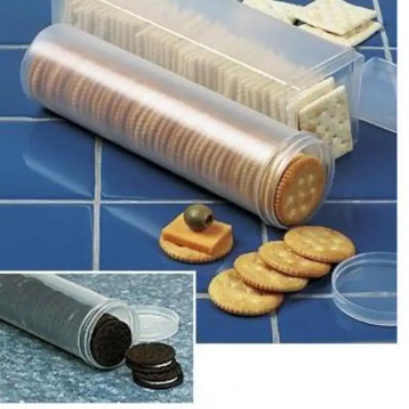 1Pcs Round & Rectangular Design Stackable Airtight Food Storage Containers With Flip-Top Lids Organizers For Kitchen