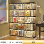 Nordic Living Room Display Cabinet Bookshelf Storage Organizer Modern Design Cabinet With With Lights Home Decor Furniture