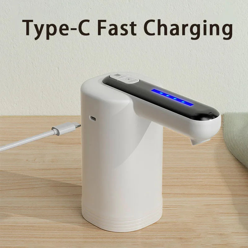 Electric Water Bottle Pump Portable Water Dispenser USB Charging for Home Office Camping Outdoors 5 Gallon Drinking Water Pump