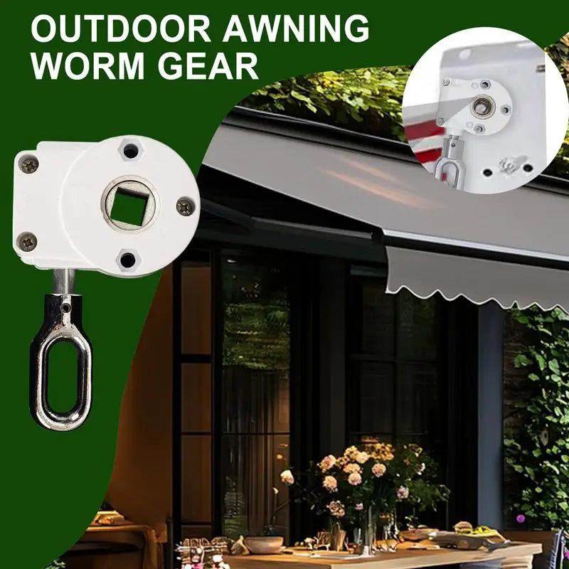 Gearbox Mechanics Hardware Heavy Duty Canopy Crank Parts Portable Parasol Gear Maintenance Accessories For Rolling Shutter