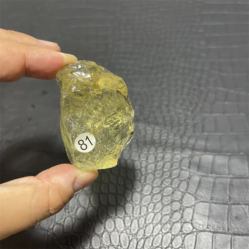 Natural Topaz Crystal Rough Raw Stone Rock Specimen Brazil