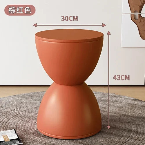 Minimalist Nordic Dressers Stool Plastic Design Apartment Shoes Changing Children Foot Stool Relax Muebles Trendy Furniture