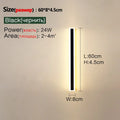 Outdoor LED Wall Lamp - Long, IP65 Waterproof, for Garden, Balcony, Entrance, Staircase | AlluCanFind