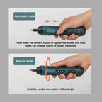 Rechargeable Cordless Electric Screwdriver Mini Drill Power Tools Set Multifuncntion Power Drill Kits Set Household Maintenance