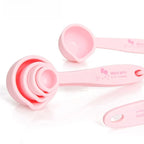 Hello Kitty printed measuring spoon set cute cartoon kitchen baking spoon for daily use with double-sided scale for cooking