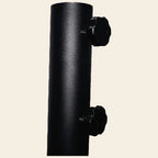 26LB Matte Black Round Umbrella Base for Patio Tables