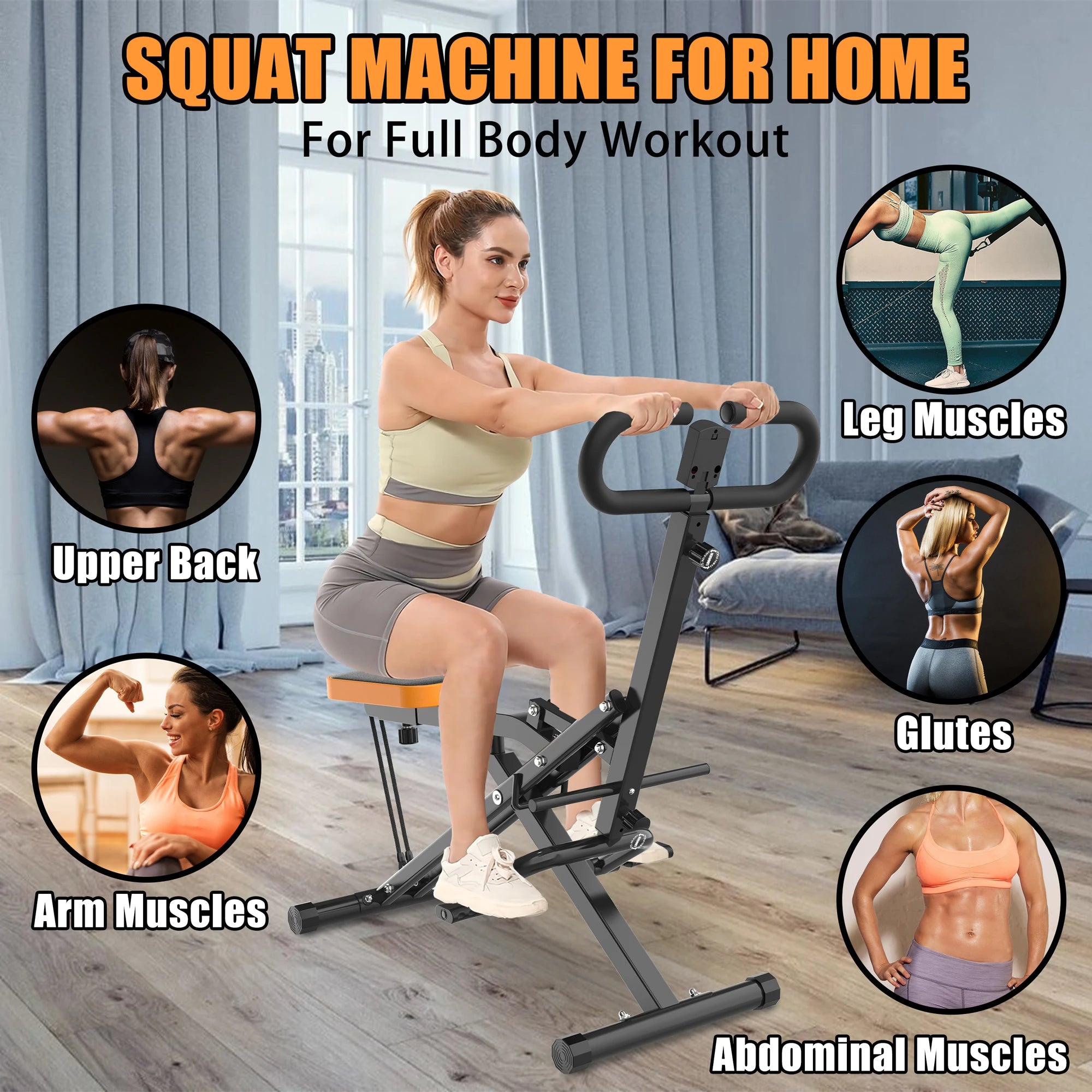 Squat machine, gluteus maximus training, foldable resistance band, but