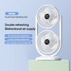 USB Charging Desktop Fan Portable Rotatable Desktop Electric Fan Suita