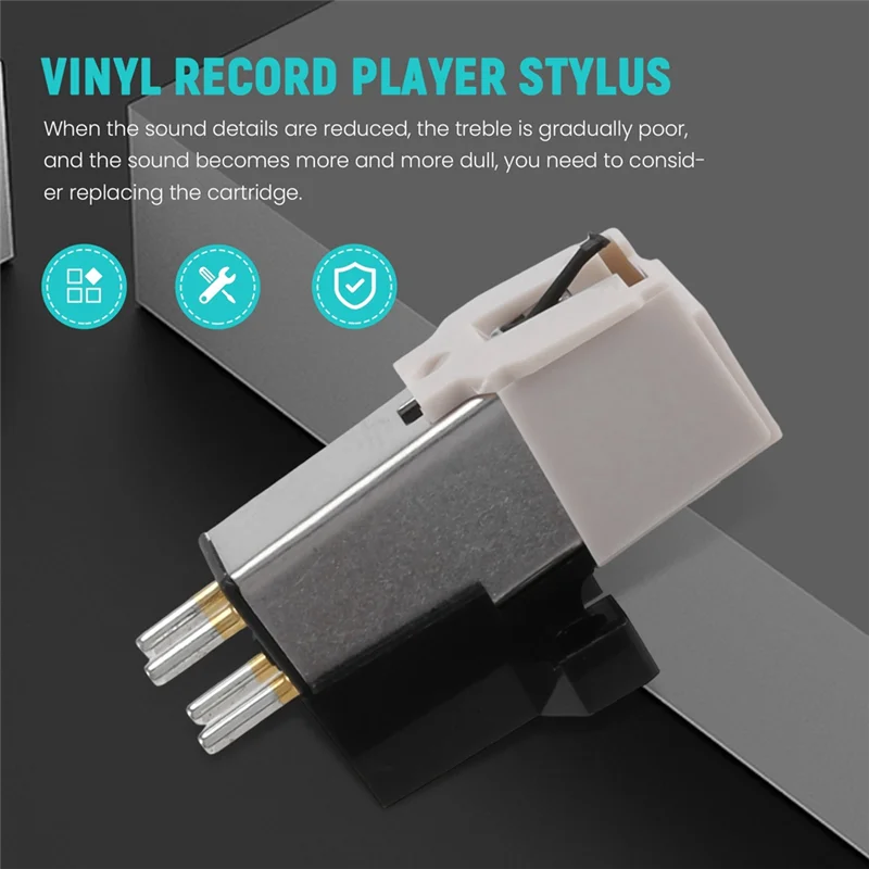 AU47-AT3600L Magnetic Stylus LP Vinyl Record Player Needle for Turntable Phonograph Platenspeler Records Player 2PCS
