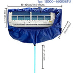 Summer Large Air Conditioning Cleaning Cover Kit 36000BTU Hanging AC Reusable Thickened Dust Water Bag Support Plate Cleaner